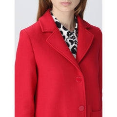 Love Moschino Chic Pink Wool Blend Jacket -   -  Love Moschino.