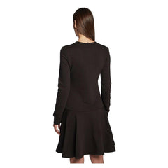 Love Moschino Chic Embossed Logo Cotton Blend Dress -   -  Love Moschino.