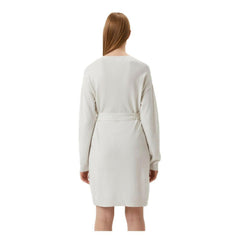 Love Moschino Elegant Embroidered Wool Blend Long Dress -   -  Love Moschino.