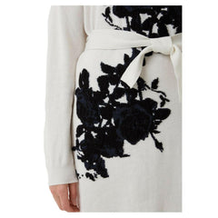 Love Moschino Elegant Embroidered Wool Blend Long Dress -   -  Love Moschino.