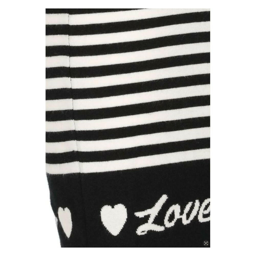 Love Moschino Elegant Striped Knit Dress with Long Sleeves -   -  Love Moschino.
