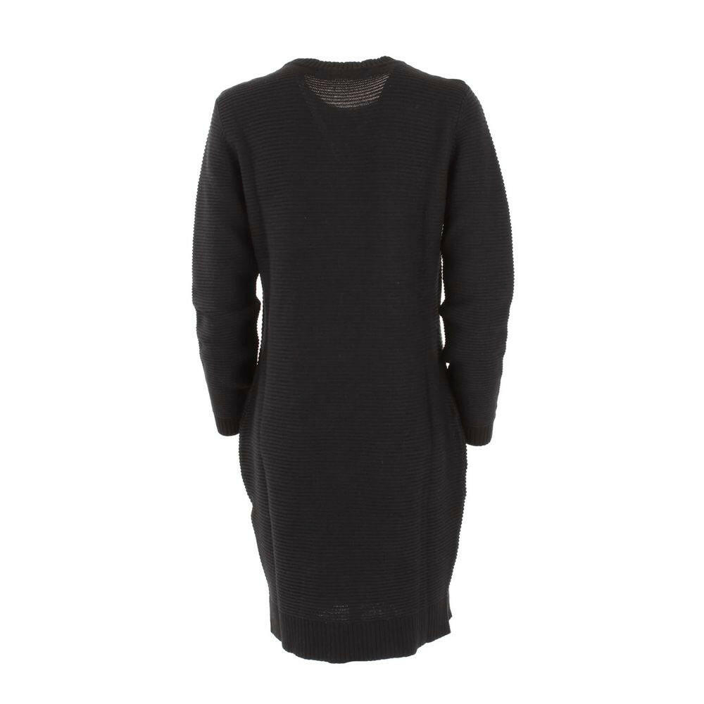 Love Moschino Chic Heart Pattern Knit Wool-Blend Dress -   -  Love Moschino.