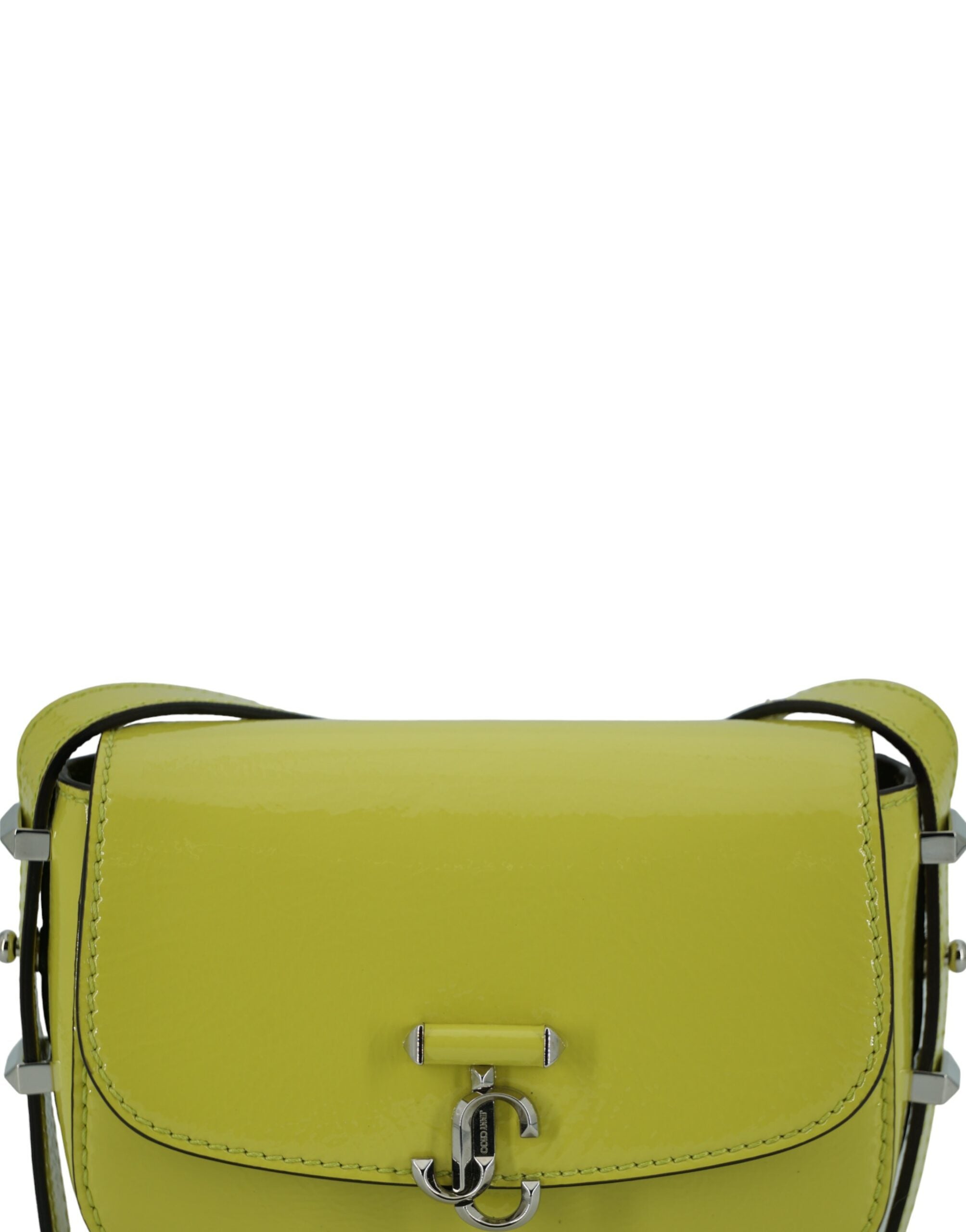 Jimmy Choo Lime Yellow Leather Small Shoulder Bag -  Luxury Shoulder Bag for Women -  Jimmy Choo.