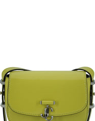 Jimmy Choo Lime Yellow Leather Small Shoulder Bag -  Luxury Shoulder Bag for Women -  Jimmy Choo.