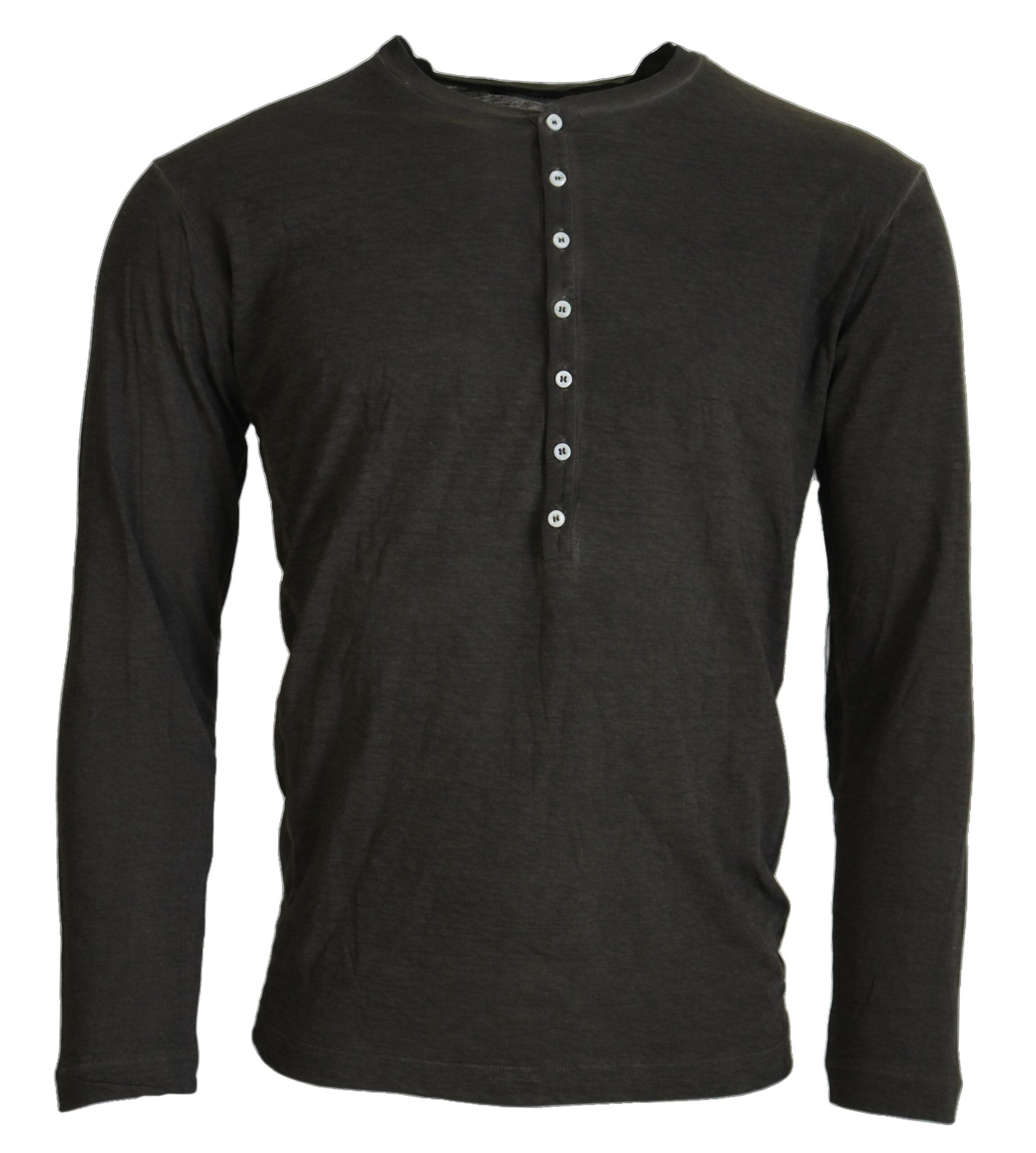 Dsquared² Gray Cotton Linen Long Sleeves Pullover Sweater -   -  Dsquared².
