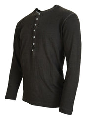 Dsquared² Gray Cotton Linen Long Sleeves Pullover Sweater -   -  Dsquared².