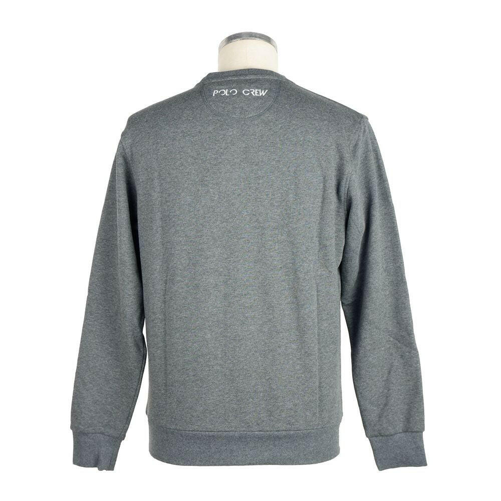 La Martina Gray Cotton Men Sweater -   -  La Martina.