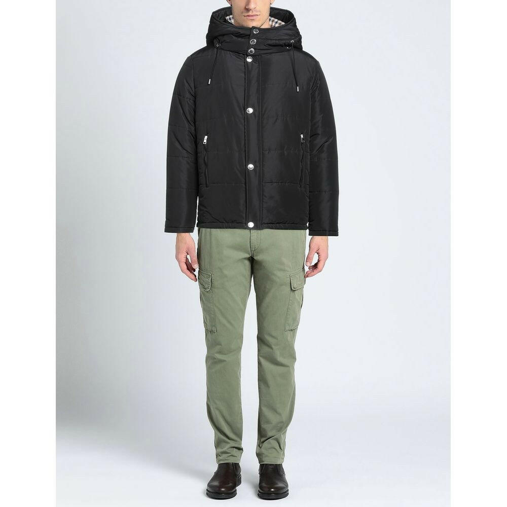 Aquascutum Elegant Black Jacket with Removable Hood -   -  Aquascutum.