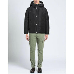 Aquascutum Elegant Black Jacket with Removable Hood -   -  Aquascutum.