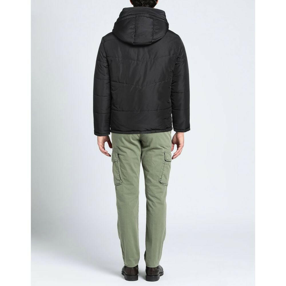 Aquascutum Elegant Black Jacket with Removable Hood -   -  Aquascutum.