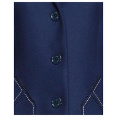 Love Moschino Blue Wool Women Coat -   -  Love Moschino.