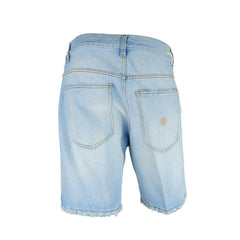Don The Fuller Blue Cotton Men's Bermuda Shorts -   -  Don The Fuller.