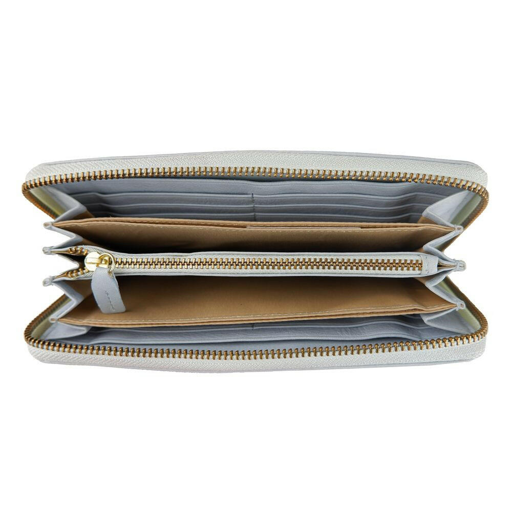 Cavalli Class Gray Calfskin Women Wallet -   -  Cavalli Class.