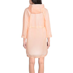 Elisabetta Franchi Powder Pink Long Waterproof Jacket -   -  Elisabetta Franchi.