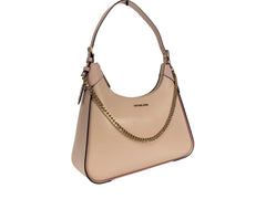 Michael Kors Wilma Large Smooth Leather Chain Shoulder Bag Purse Powder Blush -  Luxury Shoulder Bag for Women -  Michael Kors.