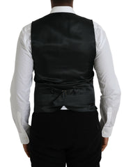 Dolce & Gabbana Gray Wool Formal Dress Waistcoat Vest -  Vests for Men Suits -  Dolce & Gabbana.