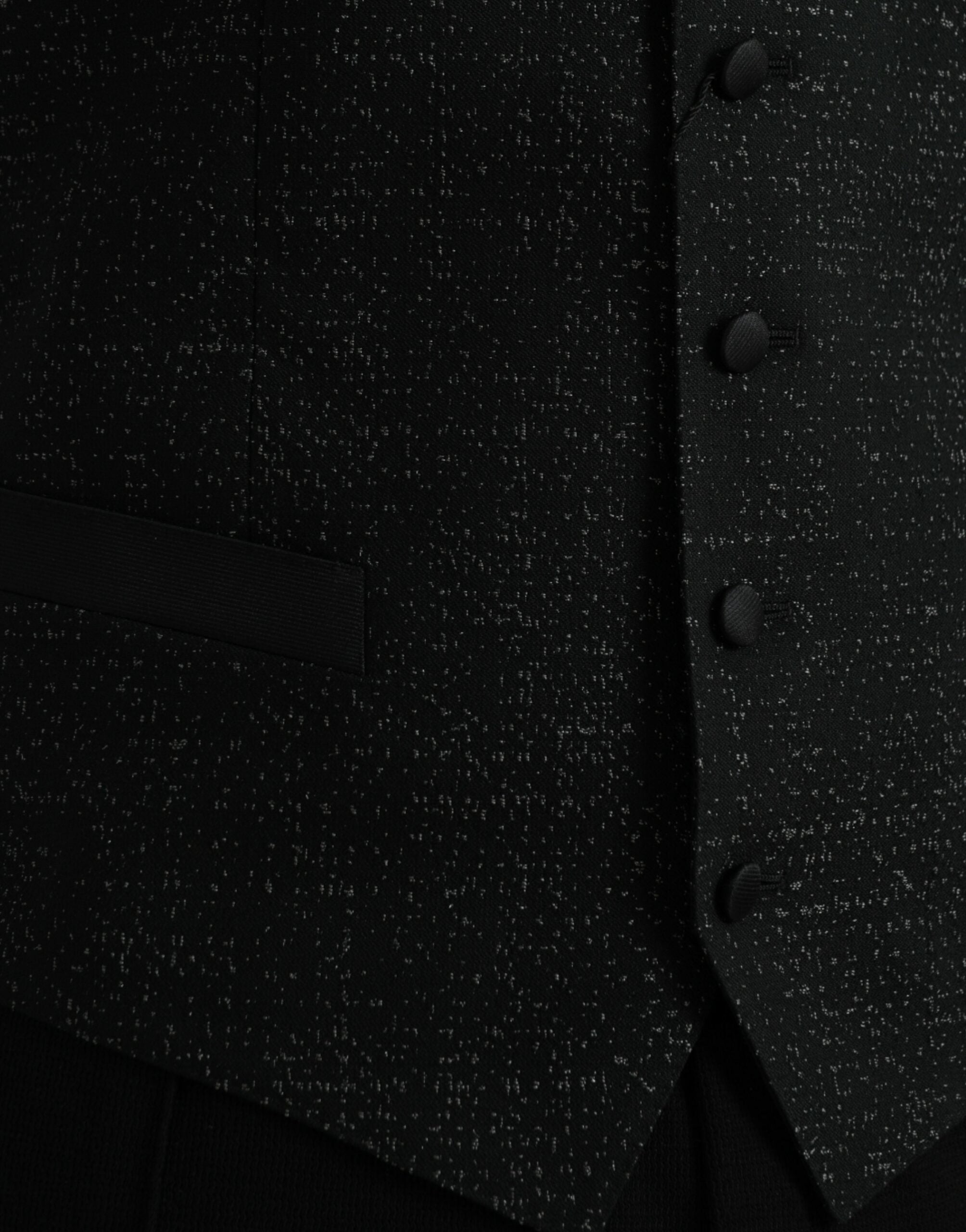 Dolce & Gabbana Black Brown Silk Waistcoat Dress Formal Vest -  Vests for Men Suits -  Dolce & Gabbana.
