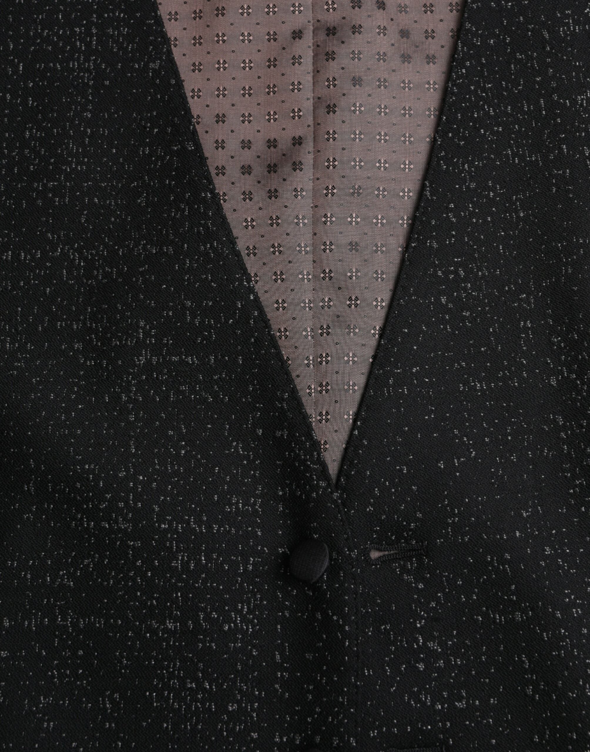 Dolce & Gabbana Black Brown Silk Waistcoat Dress Formal Vest -  Vests for Men Suits -  Dolce & Gabbana.