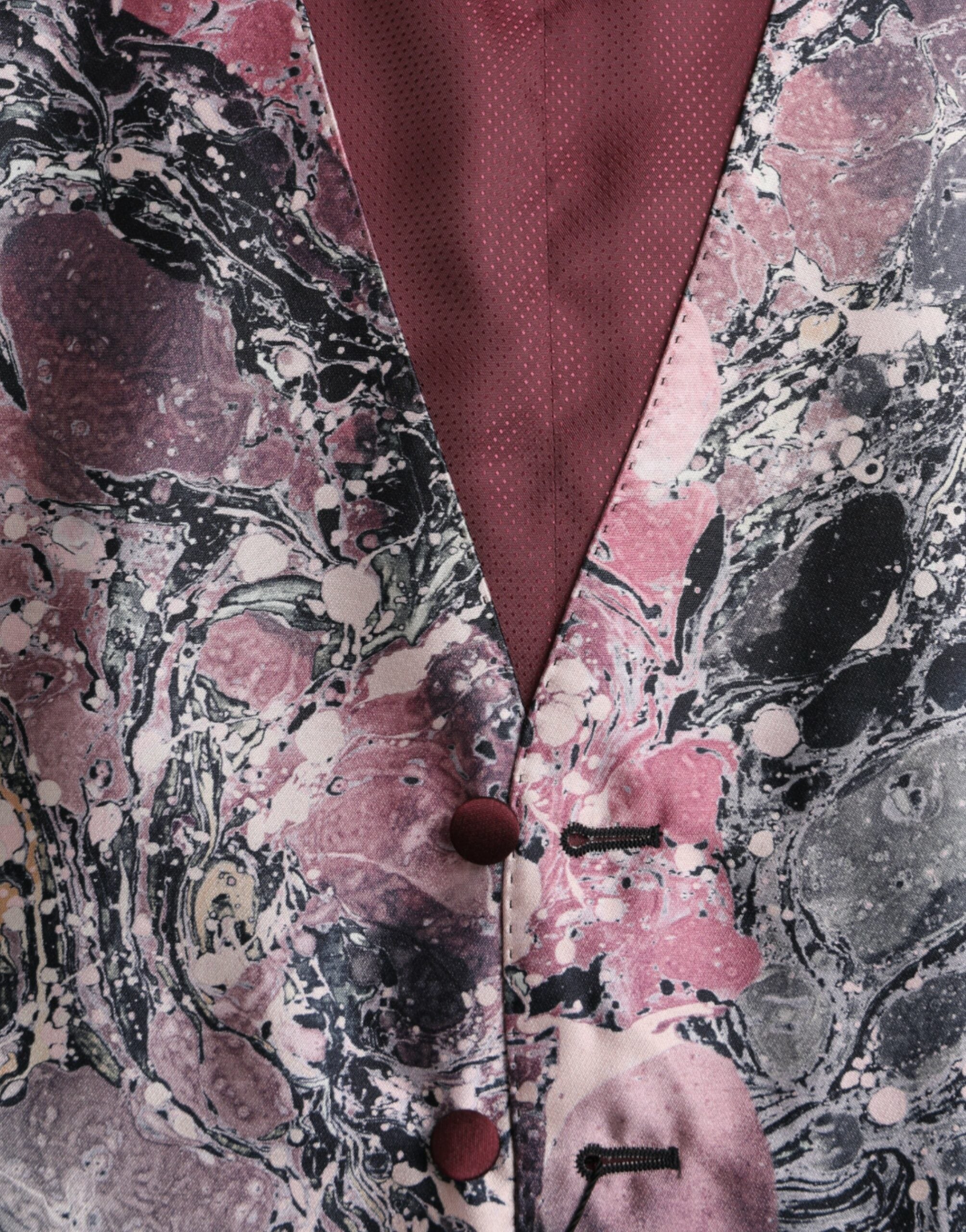 Dolce & Gabbana Multicolor Galaxy Silk Waistcoat Formal Vest -  Vests for Men Suits -  Dolce & Gabbana.
