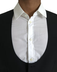 Dolce & Gabbana Black Wool Waistcoat Dress Formal Vest -  Vests for Men Suits -  Dolce & Gabbana.