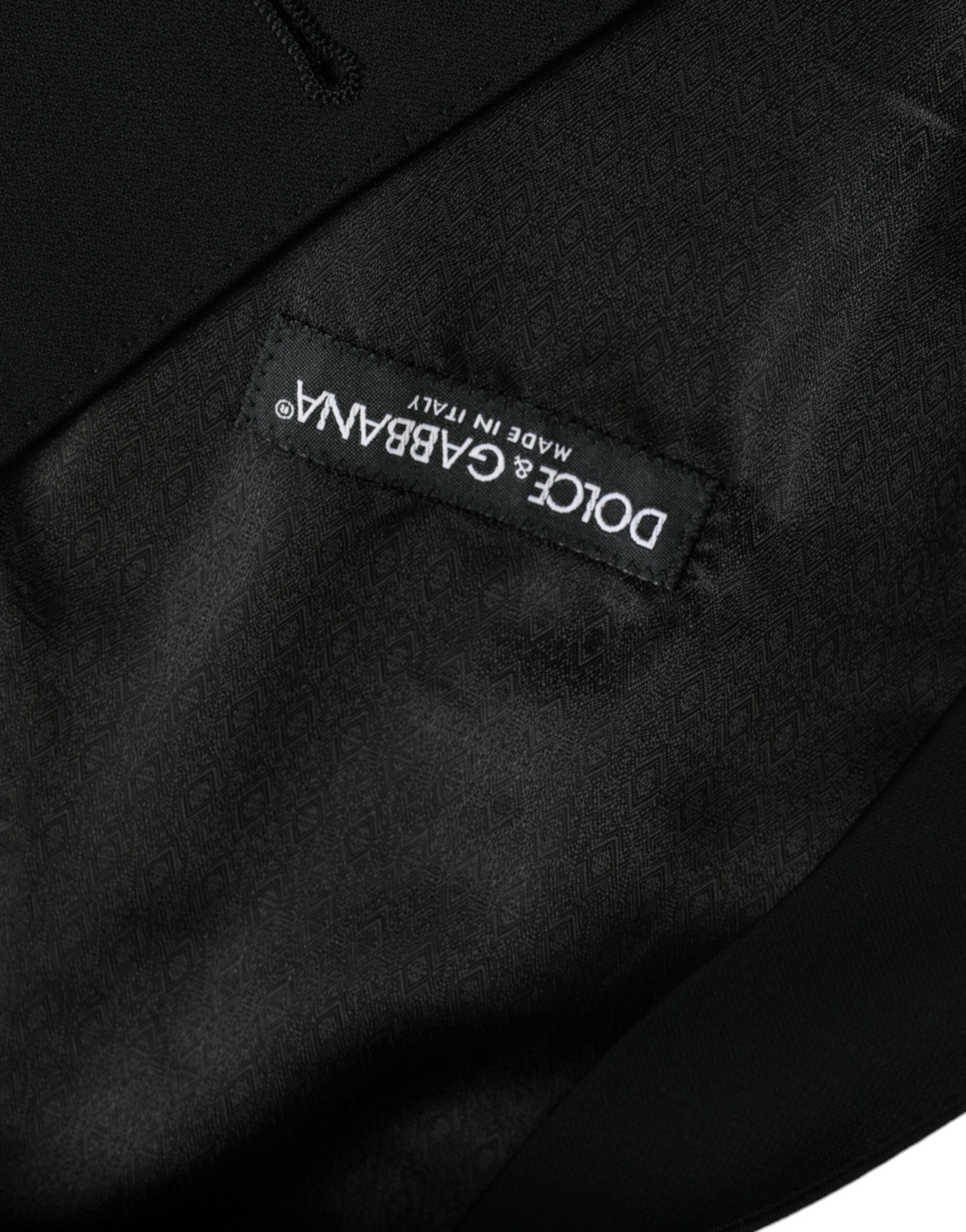 Dolce & Gabbana Black Wool Waistcoat Dress Formal Vest -  Vests for Men Suits -  Dolce & Gabbana.