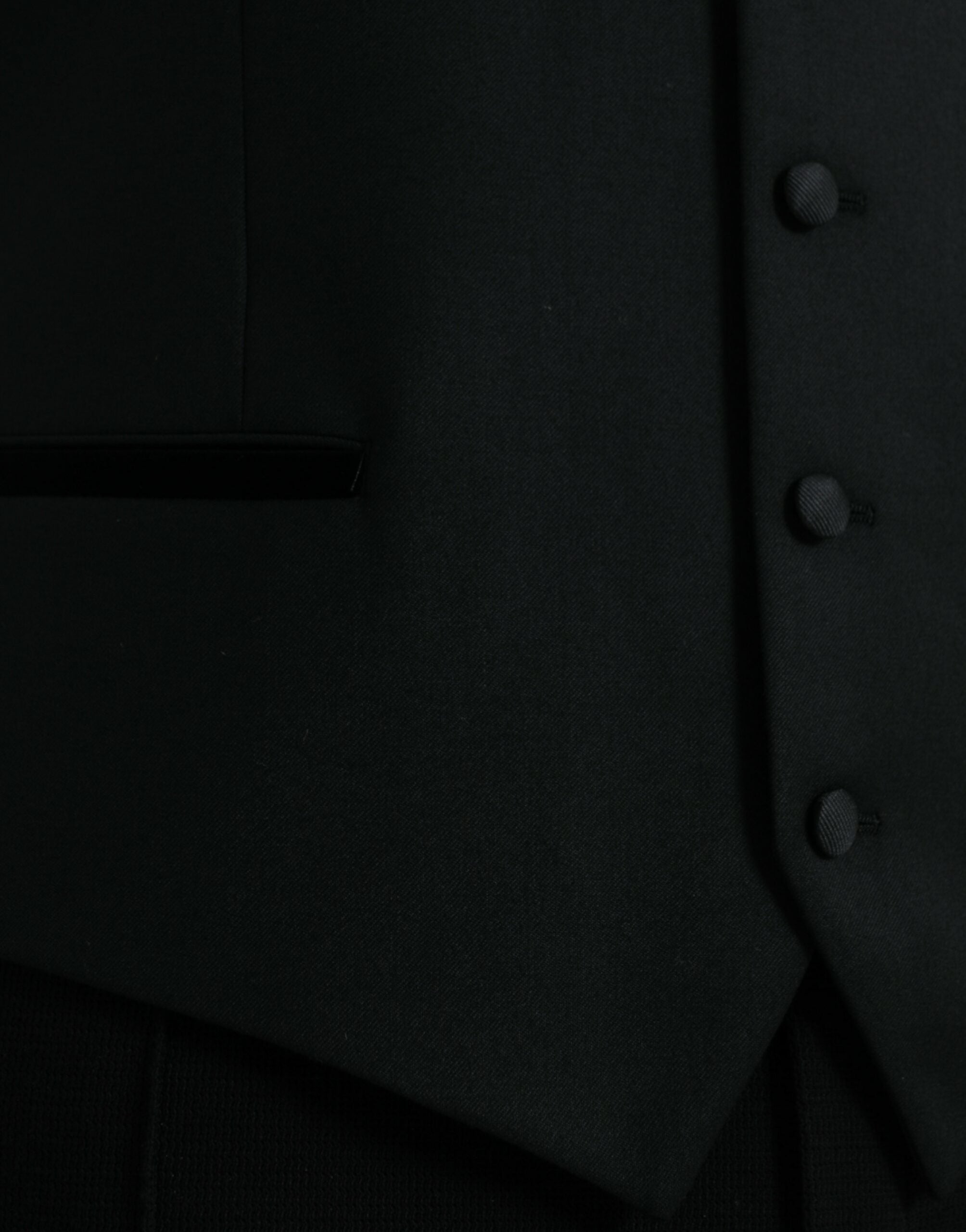 Dolce & Gabbana Black Silk Waistcoat Dress Formal Vest -  Vests for Men Suits -  Dolce & Gabbana.