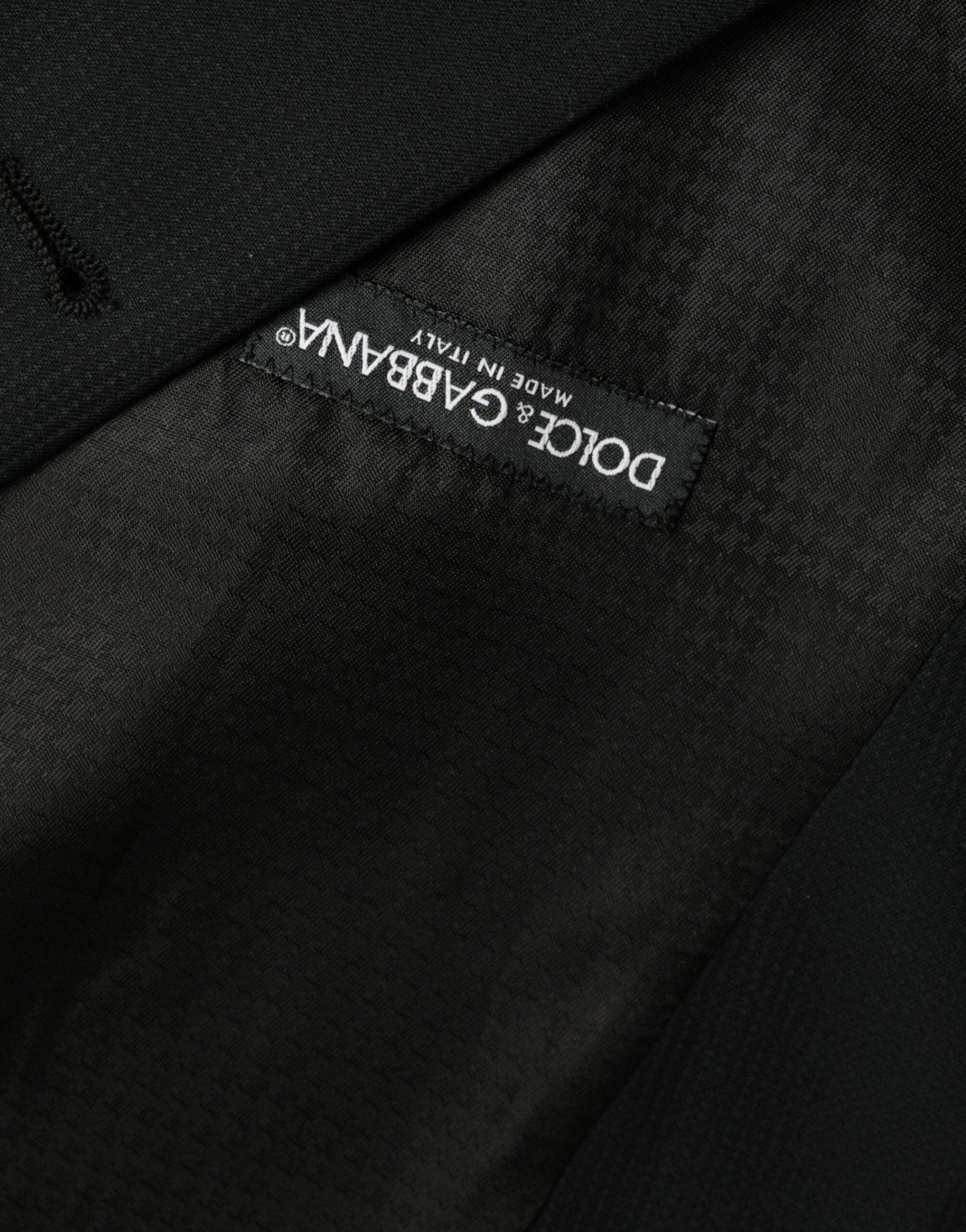 Dolce & Gabbana Black Wool Waistcoat Dress Formal Vest -  Vests for Men Suits -  Dolce & Gabbana.
