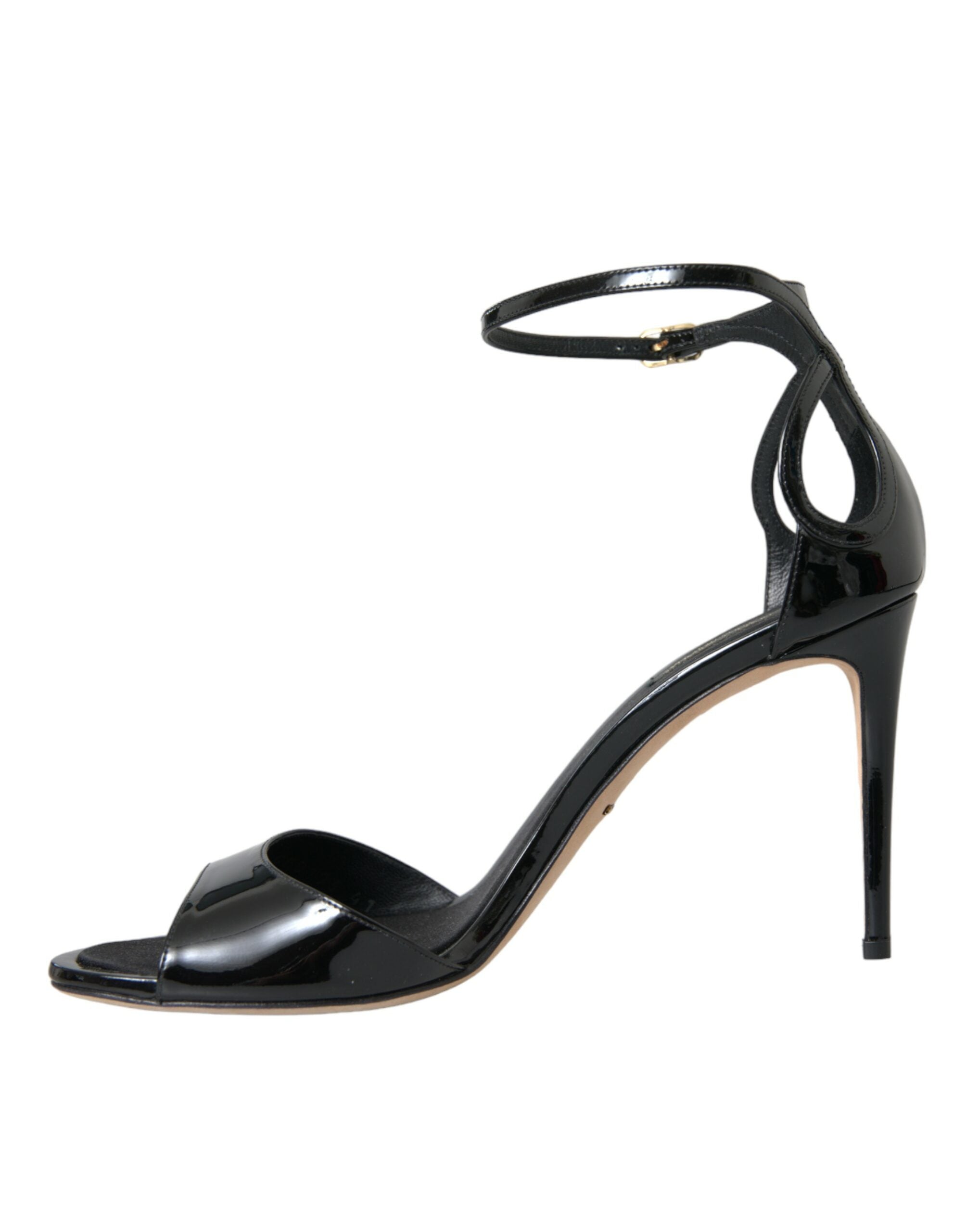 Dolce & Gabbana Black KEIRA Leather Heels Sandals Shoes -   -  Dolce & Gabbana.