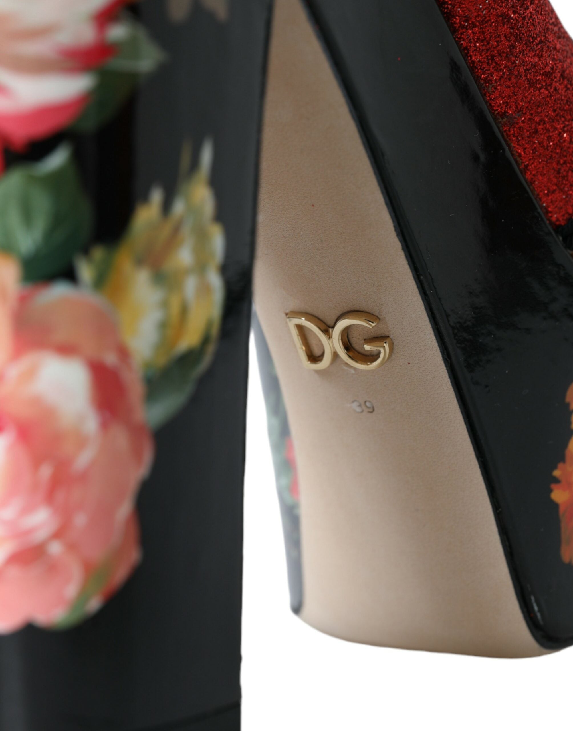 Dolce & Gabbana Multicolor Floral Crystal Platform Sandals Shoes -   -  Dolce & Gabbana.