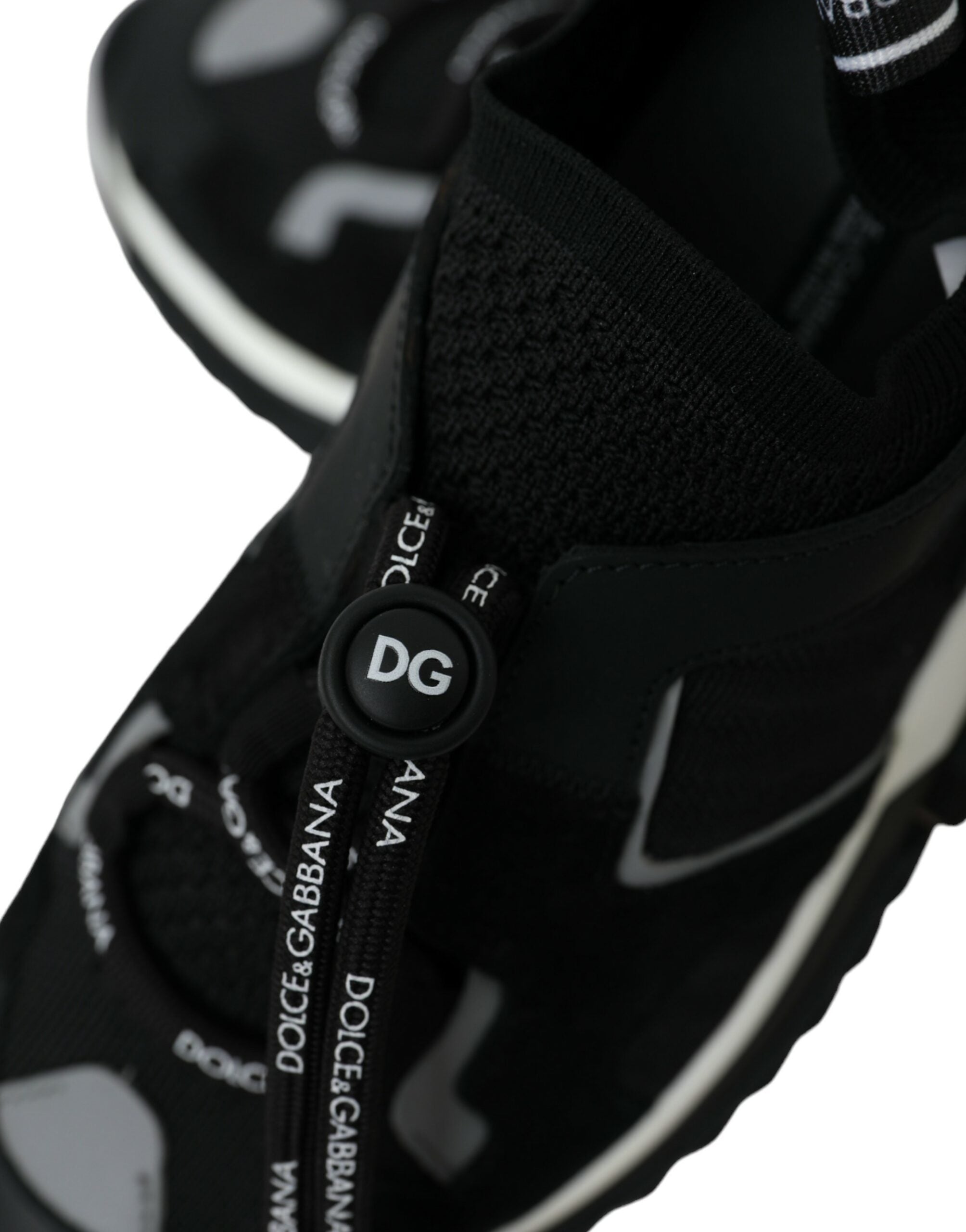 Dolce & Gabbana Black Mesh Sorrento Trekking Sneakers Shoes -   -  Dolce & Gabbana.