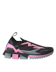 Dolce & Gabbana Black Pink Slip On Sorrento Sneakers Shoes -   -  Dolce & Gabbana.