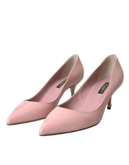Dolce & Gabbana Light Pink Patent Leather Heels Pumps Shoes -   -  Dolce & Gabbana.