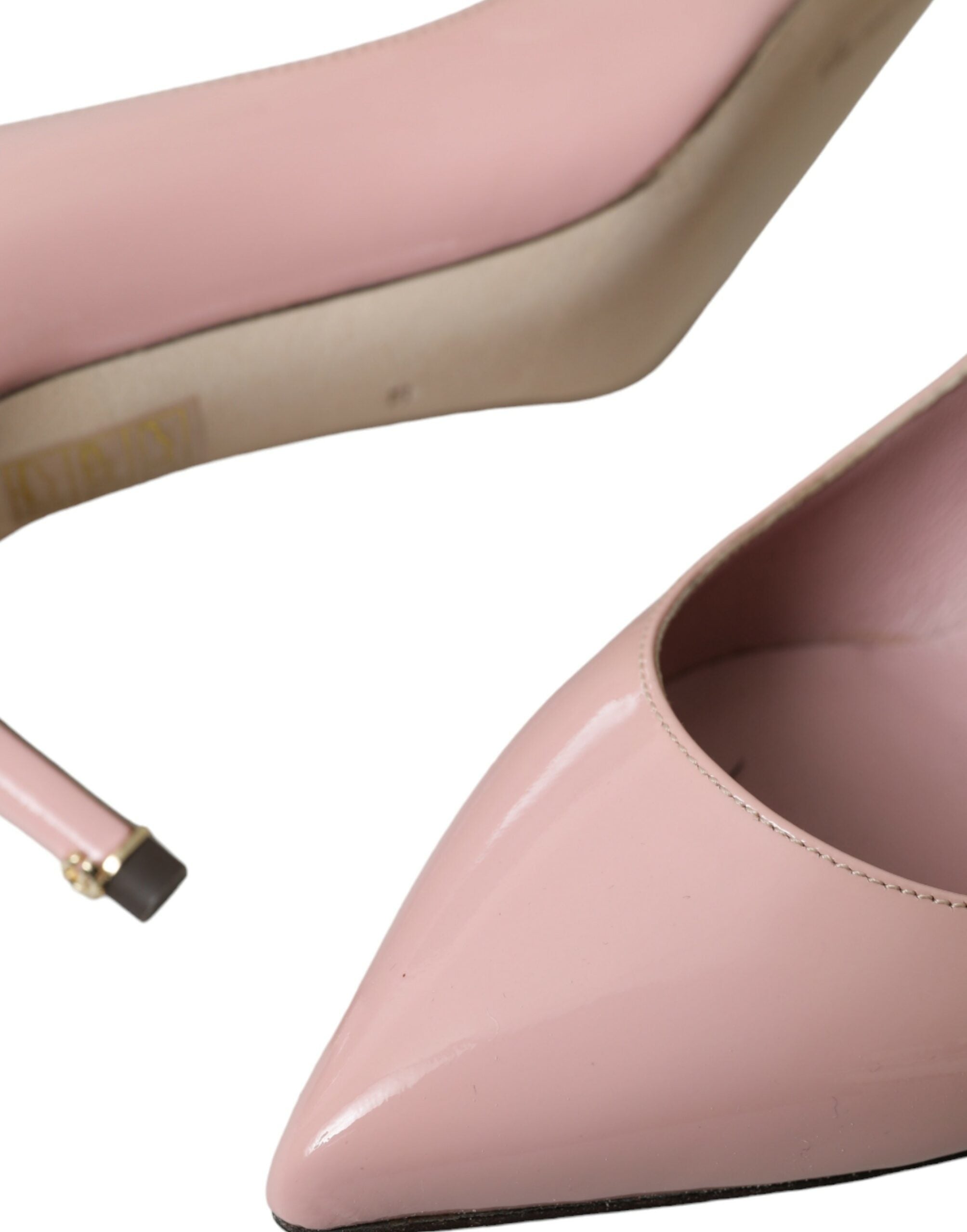 Dolce & Gabbana Light Pink Patent Leather Heels Pumps Shoes -   -  Dolce & Gabbana.