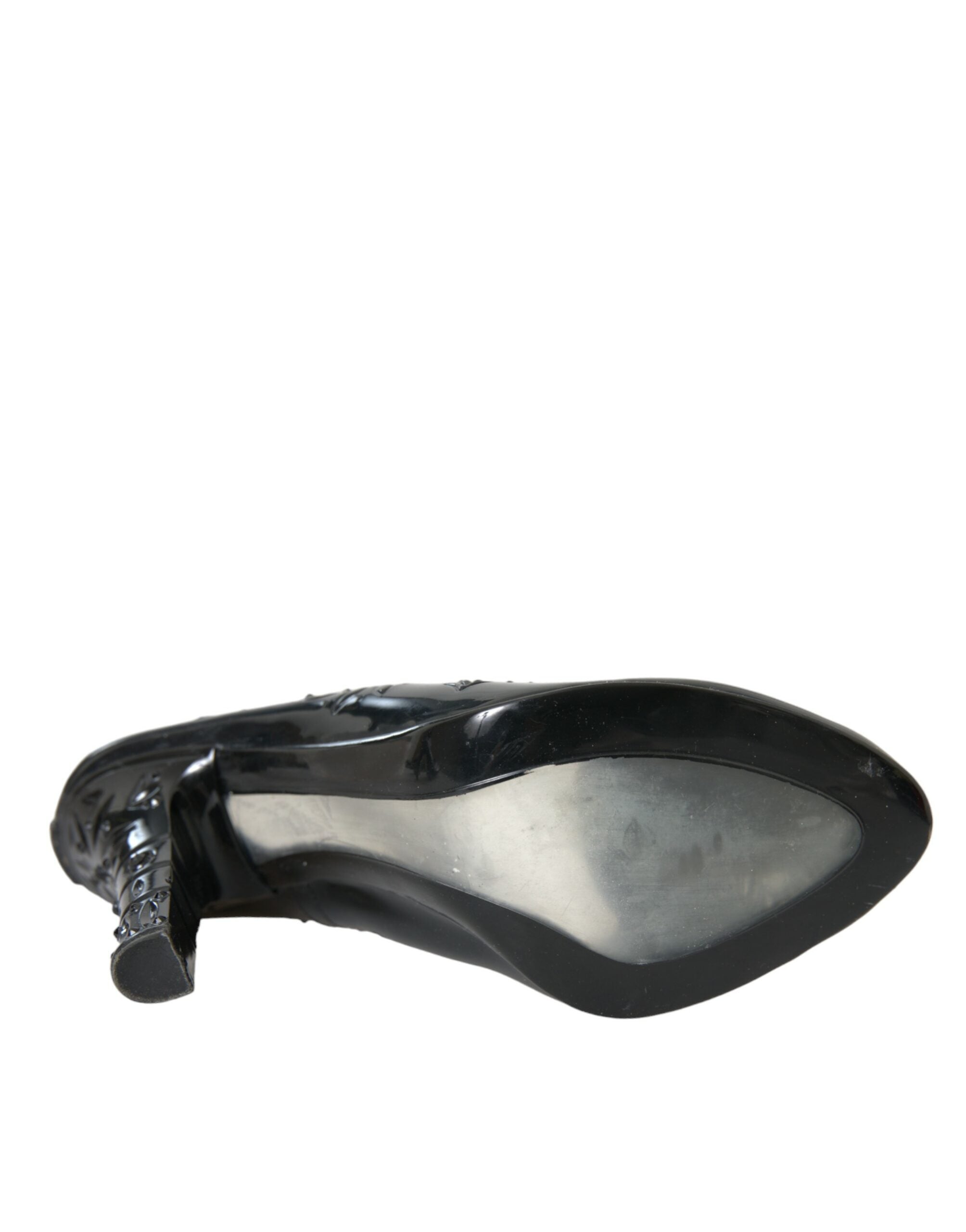 Dolce & Gabbana Black Crystal CINDERELLA Heels Pumps Shoes -   -  Dolce & Gabbana.