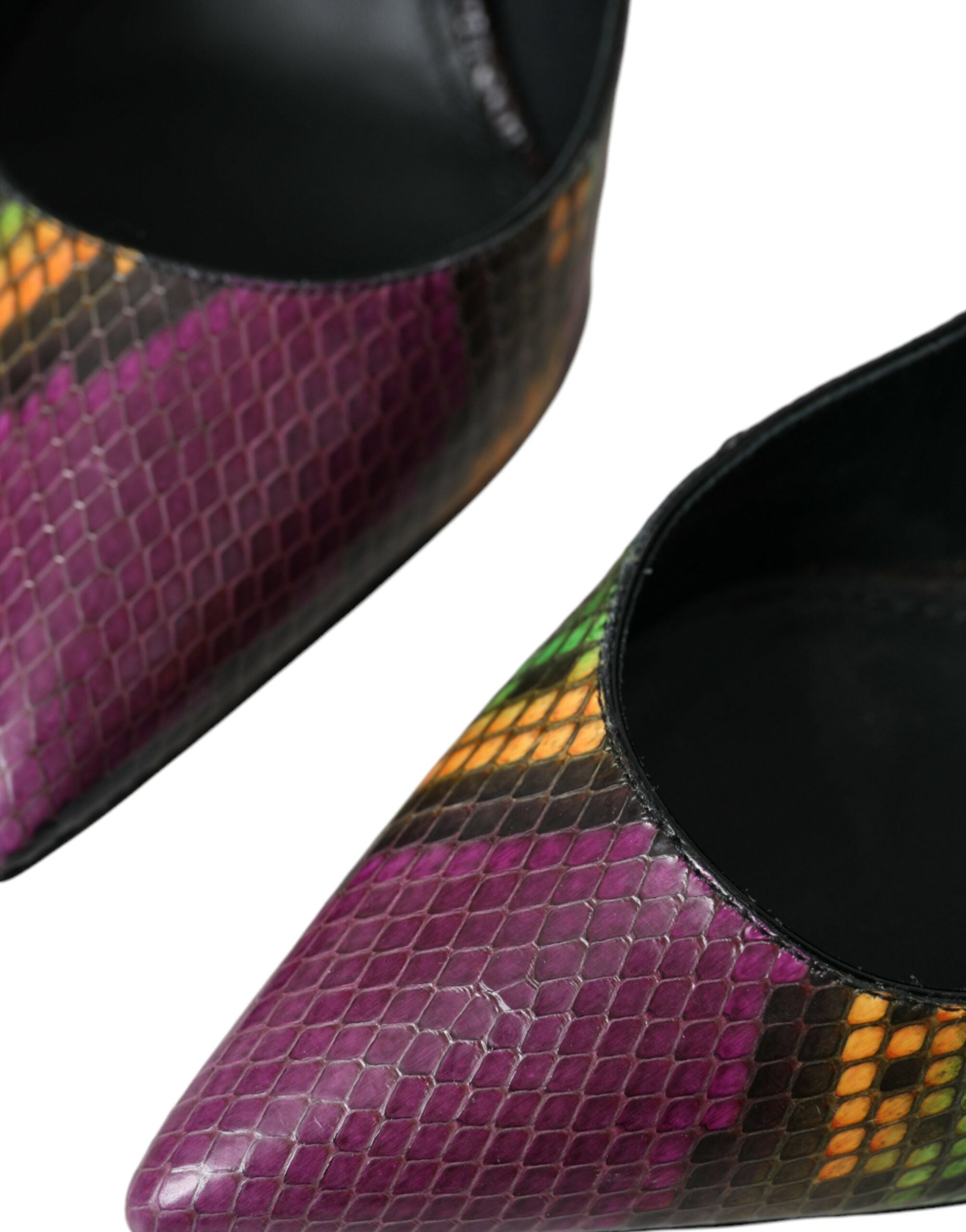Dolce & Gabbana Multicolor Exotic Leather Heels Pumps Shoes -   -  Dolce & Gabbana.