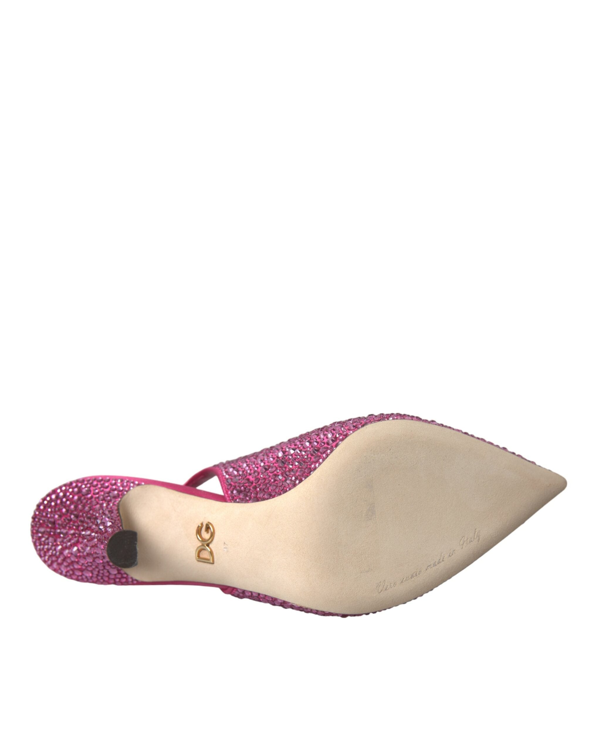 Dolce & Gabbana Pink Slingbacks Crystal Pumps Shoes -   -  Dolce & Gabbana.