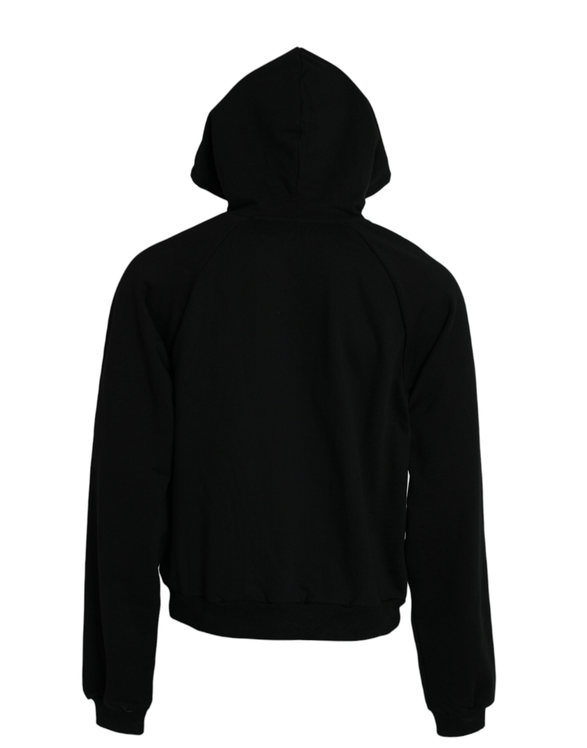 Balenciaga Black Cotton Logo Hooded Pullover Sweatshirt Sweater -   -  Balenciaga.