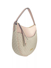 Michael Kors Large Dover Half Moon Crossbody Bag Purse Powder Blush Multi -  Luxury Cross Body Bag for Women -  Michael Kors.