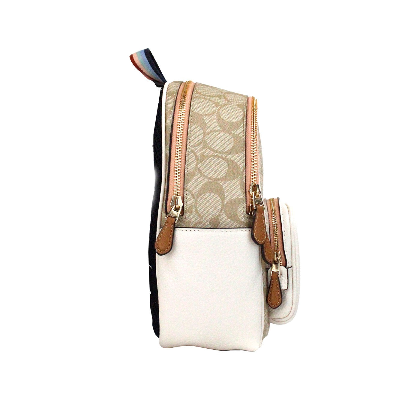 COACH Mini Court Signature Pear Motif Shoulder Backpack Bookbag Bag Chalk Taffy -  Luxury Handbags for Women -  COACH.