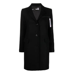 Love Moschino Black Wool Jackets & Coat -   -  Love Moschino.