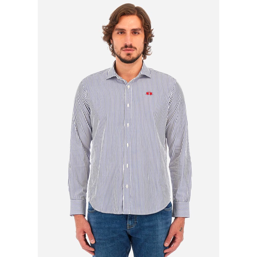 La Martina White Cotton Shirt -   -  La Martina.