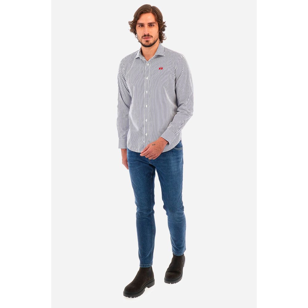 La Martina White Cotton Shirt -   -  La Martina.