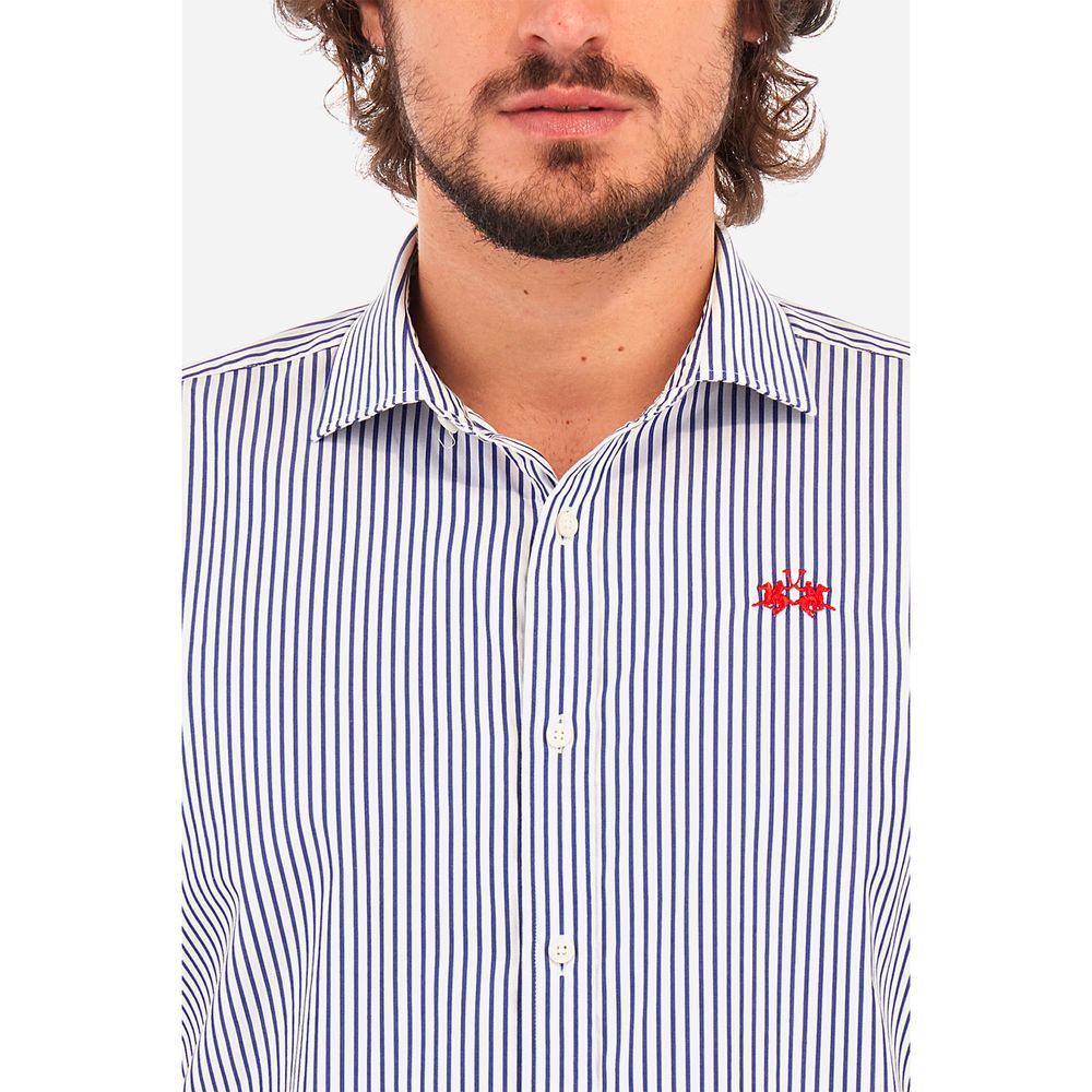 La Martina White Cotton Shirt -   -  La Martina.
