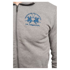 La Martina Gray Cotton Sweater -   -  La Martina.