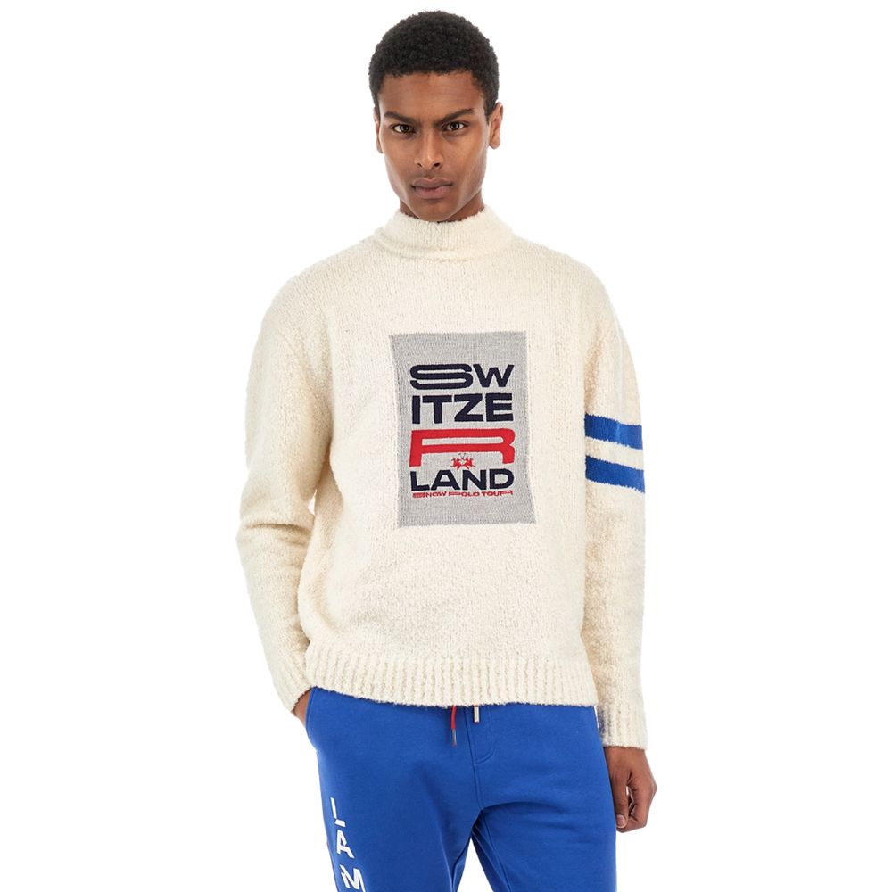 La Martina White Polyamide Sweater -   -  La Martina.