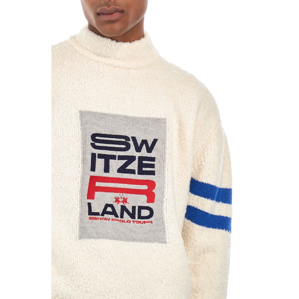 La Martina White Polyamide Sweater -   -  La Martina.