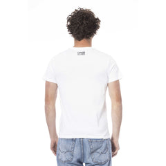 Cavalli Class White Cotton Men T-Shirt -   -  Cavalli Class.
