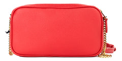 Burberry Small Red Pebbled Leather Elongated Camera Crossbody Bag Purse -  Luxury Cross Body Bag for Women -  Burberry.