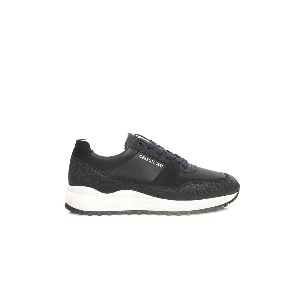 Cerruti 1881 Blue Cowhide Men Sneaker -   -  Cerruti 1881.