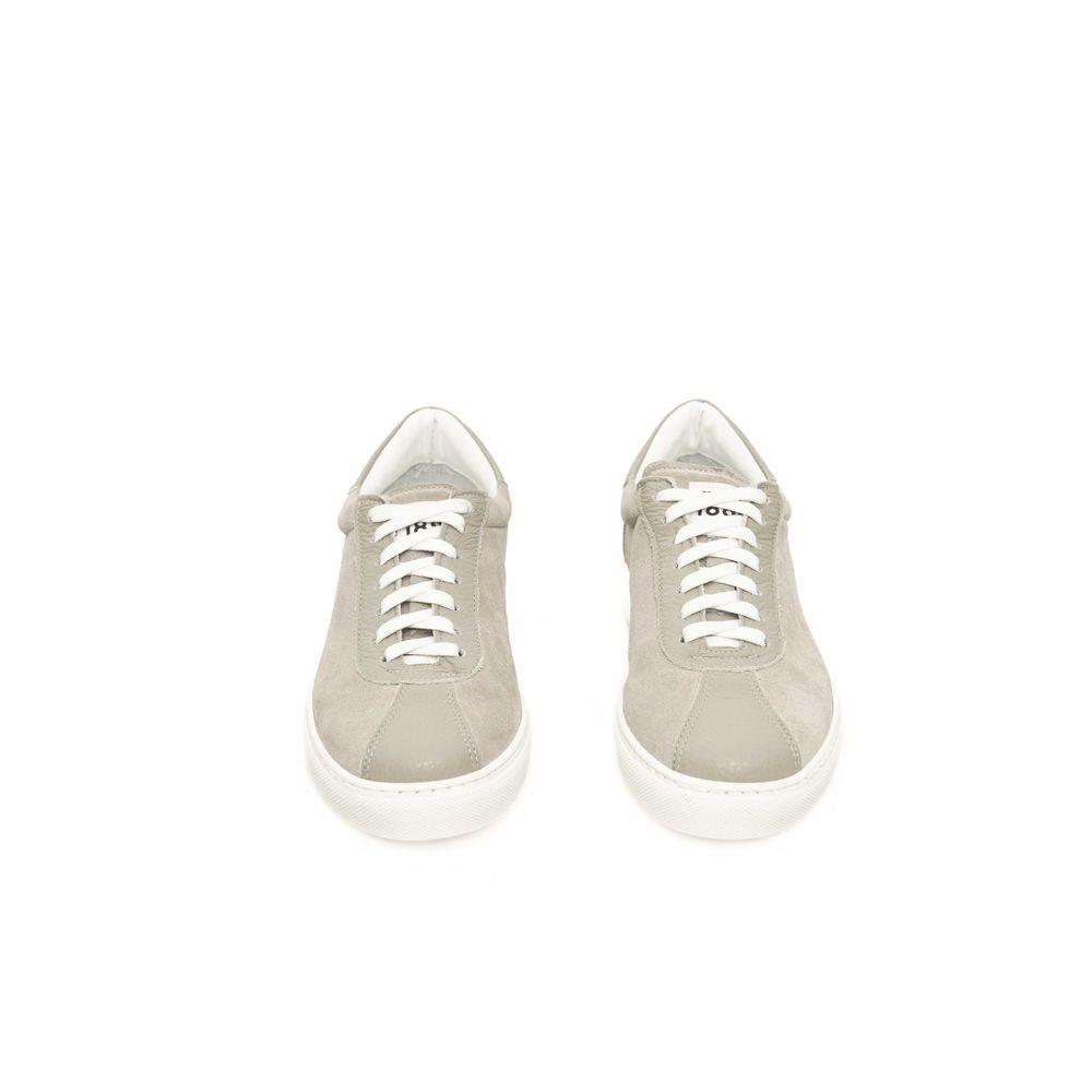 Cerruti 1881 Gray Cowhide Men Sneaker -   -  Cerruti 1881.